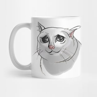 Sad Cat Meme Mug